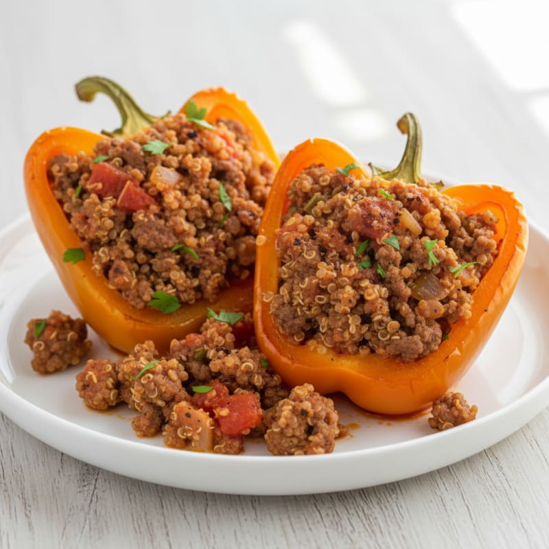 Ground Beef Stuffed Bell Peppers