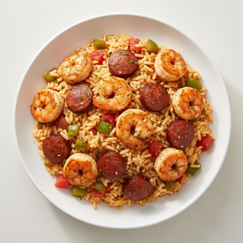 Creole Shrimp and Sausage Jambalaya