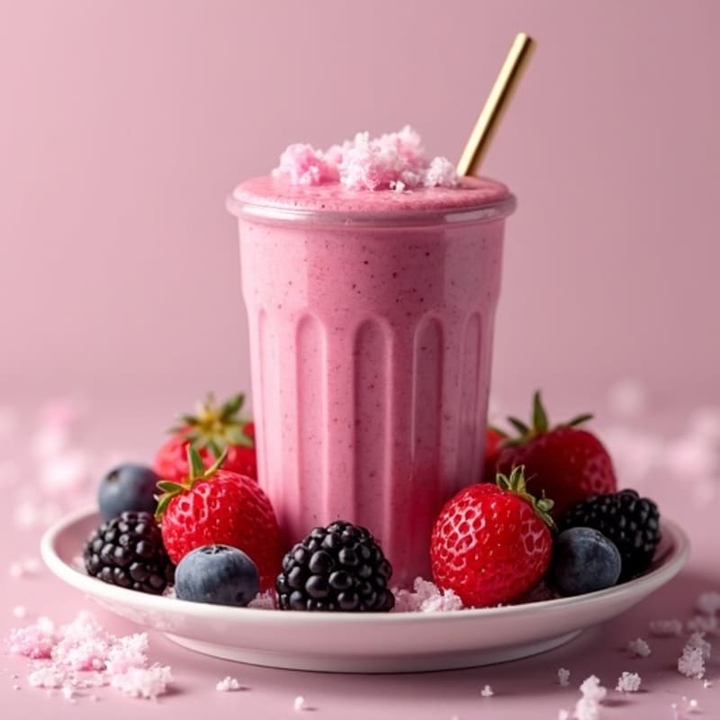Creamy Berry Protein Smoothie