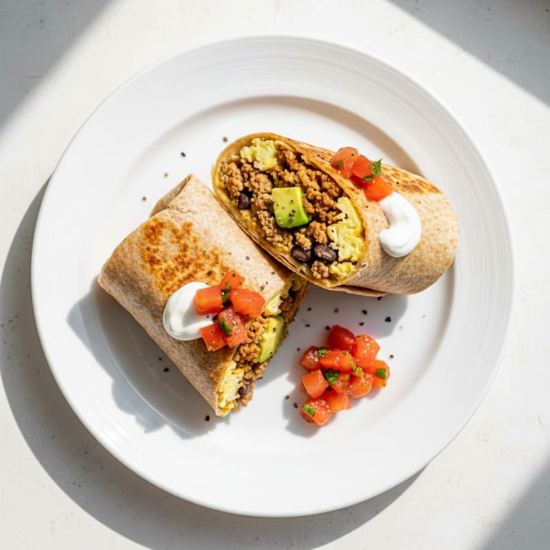 Ultimate Loaded Breakfast Burrito