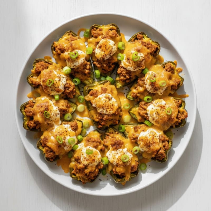 Baked Jalapeño Poppers with Cream Cheese