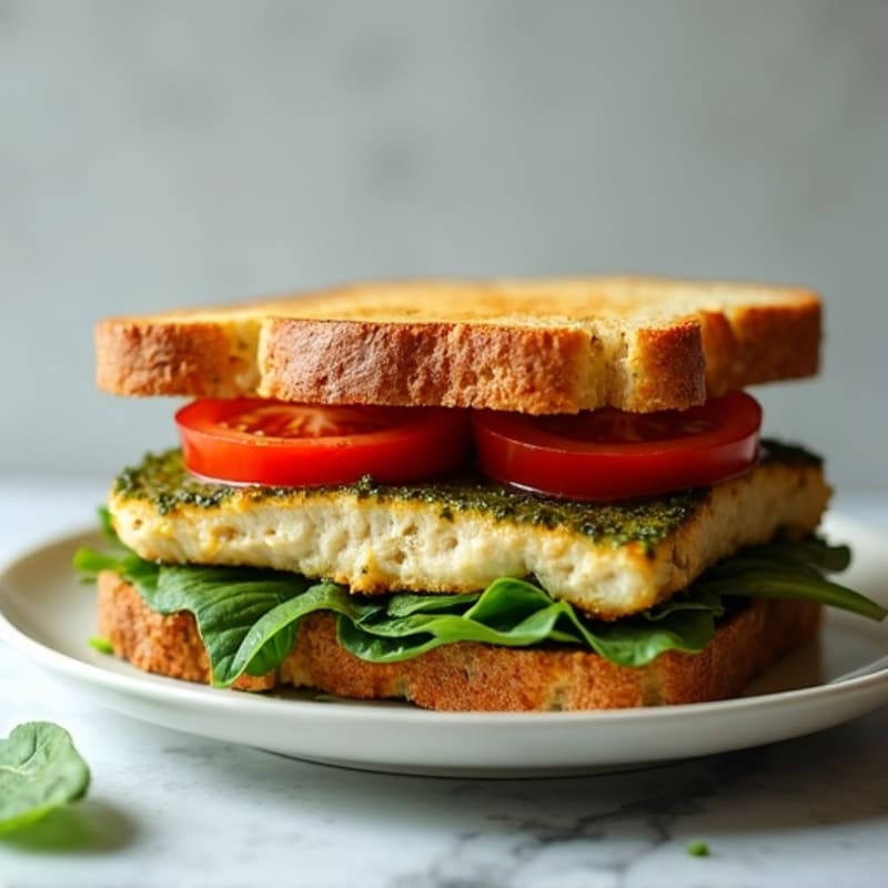 Pan-Seared Pesto Chicken Sandwich