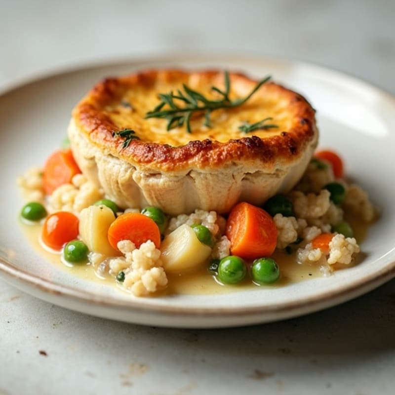 Creamy Herb-Roasted Turkey Pot Pie