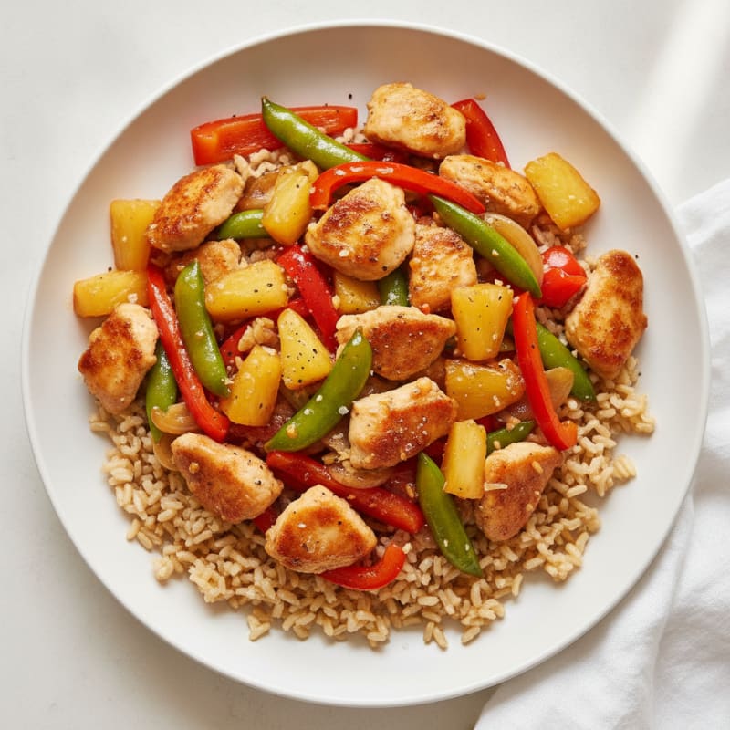 Sweet and Sour Chicken Stir-Fry