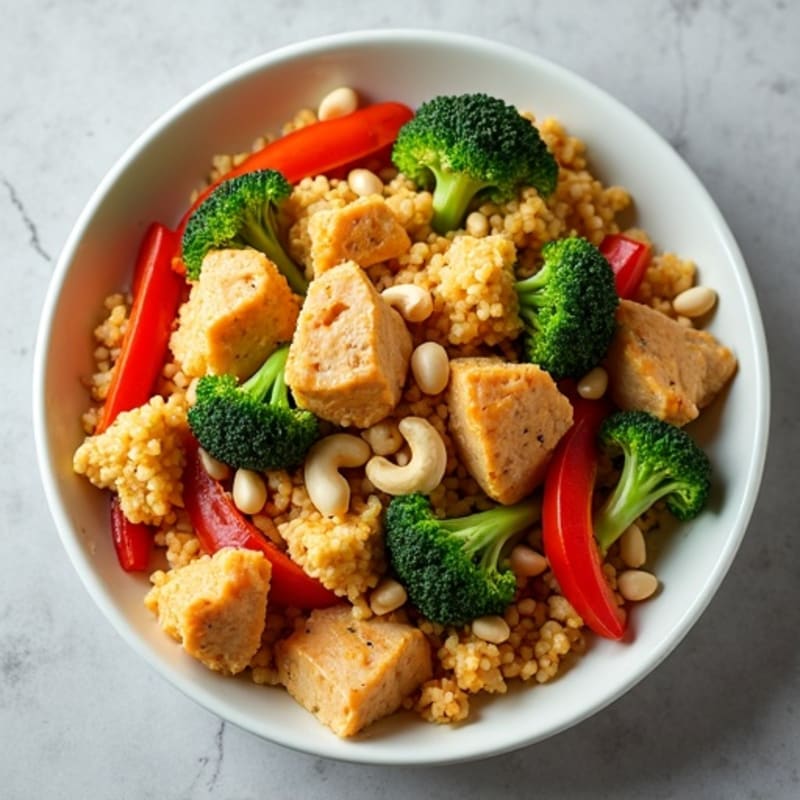 Cauliflower Rice Chicken Stir-Fry