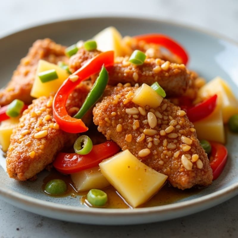 Crispy Baked Sweet and Sour Chicken