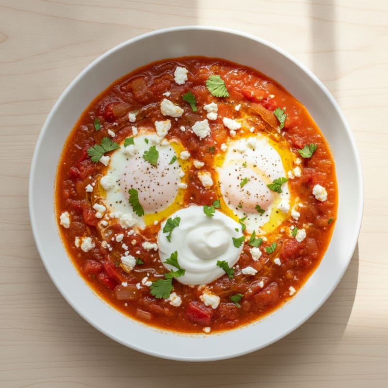 Shakshuka with Feta and Herbs