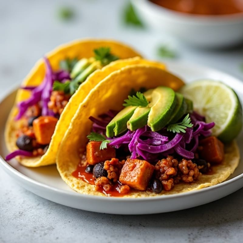 Pulled BBQ Jackfruit Street Tacos