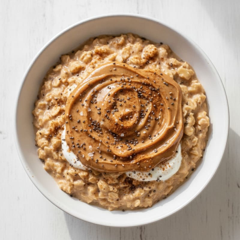 Peanut Butter Protein Overnight Oats