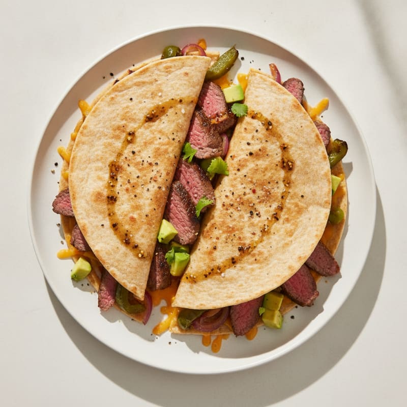 Steak and Poblano Quesadillas