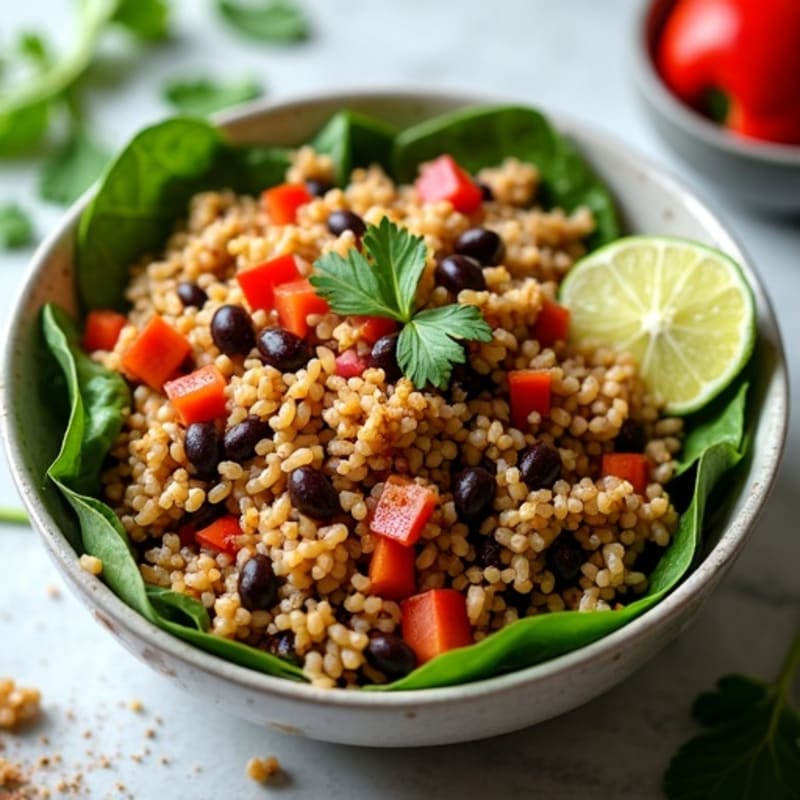 Spicy Lime-Cilantro Turkey Taco Bowl