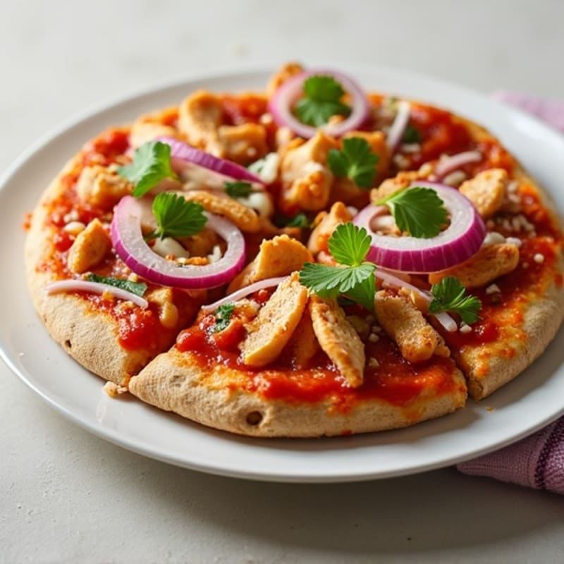 High-Protein BBQ Chicken Pizza