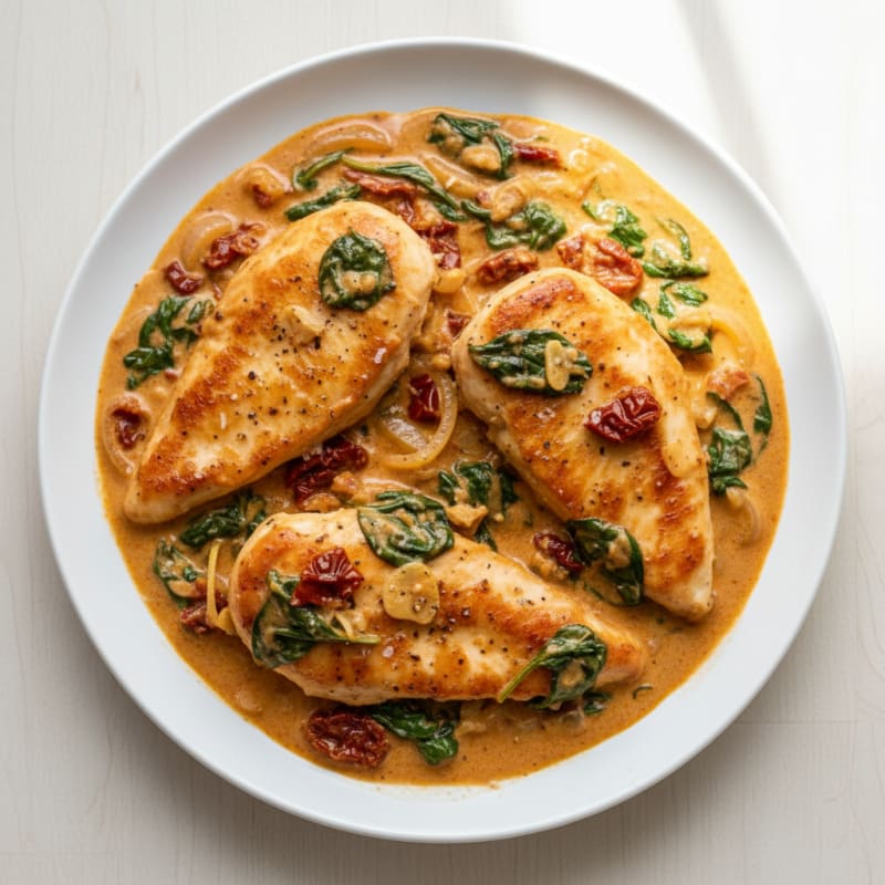 Creamy Tuscan Chicken Skillet