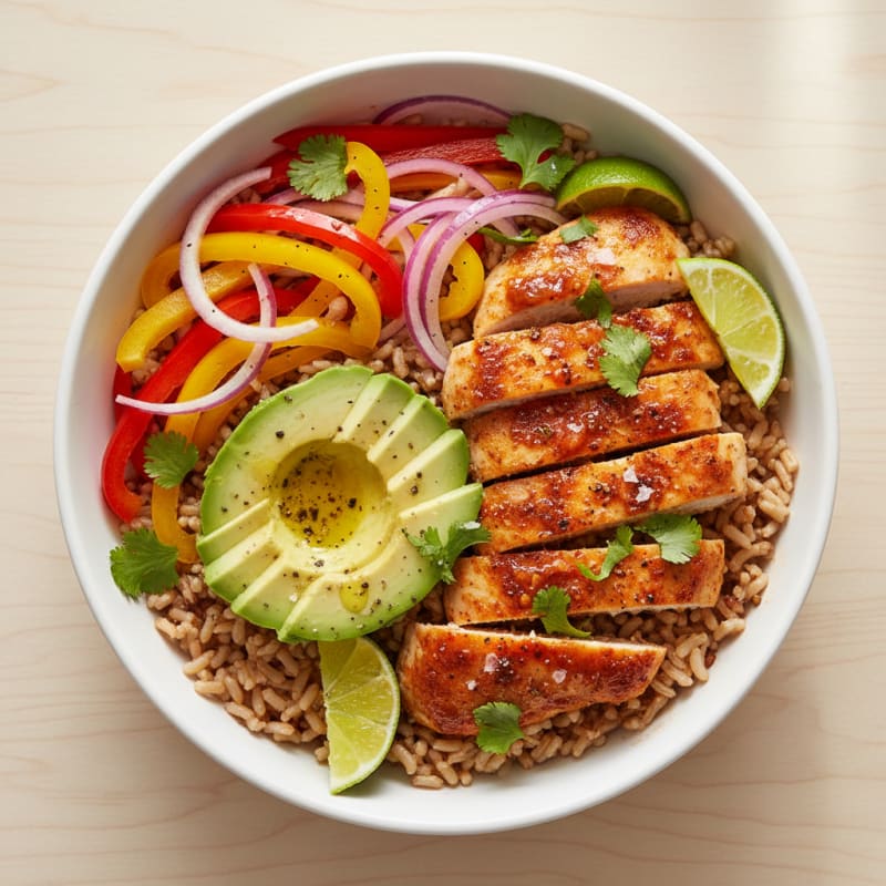 Crispy Chili-Lime Chicken Taco Bowl