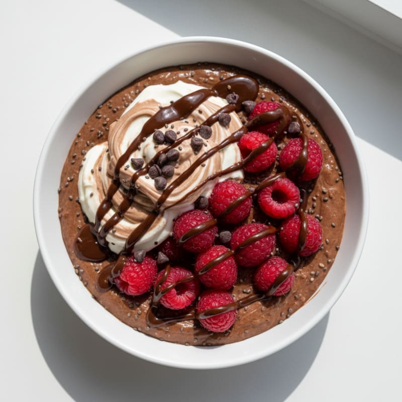 Silky Chocolate Protein Pudding