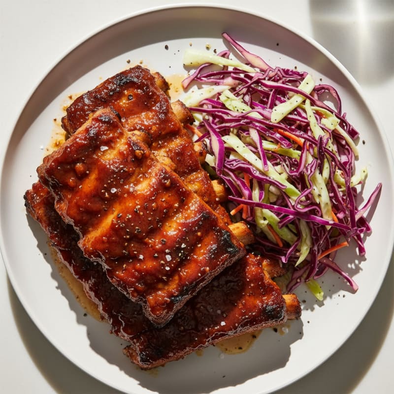Sweet BBQ Glazed Baby Back Ribs