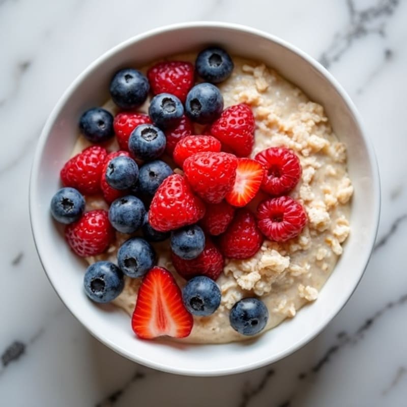 Protein-Packed Creamy Berry Oatmeal