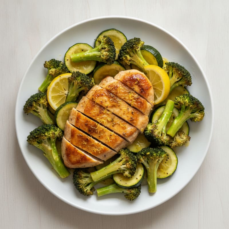 Sheet Pan Lemon Herb Chicken and Veggies