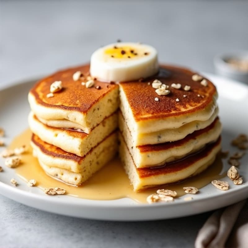 Fluffy Greek Yogurt Protein Pancakes