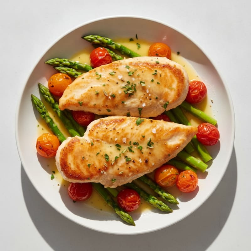Pan-Seared Chicken with Lemon-Herb Sauce