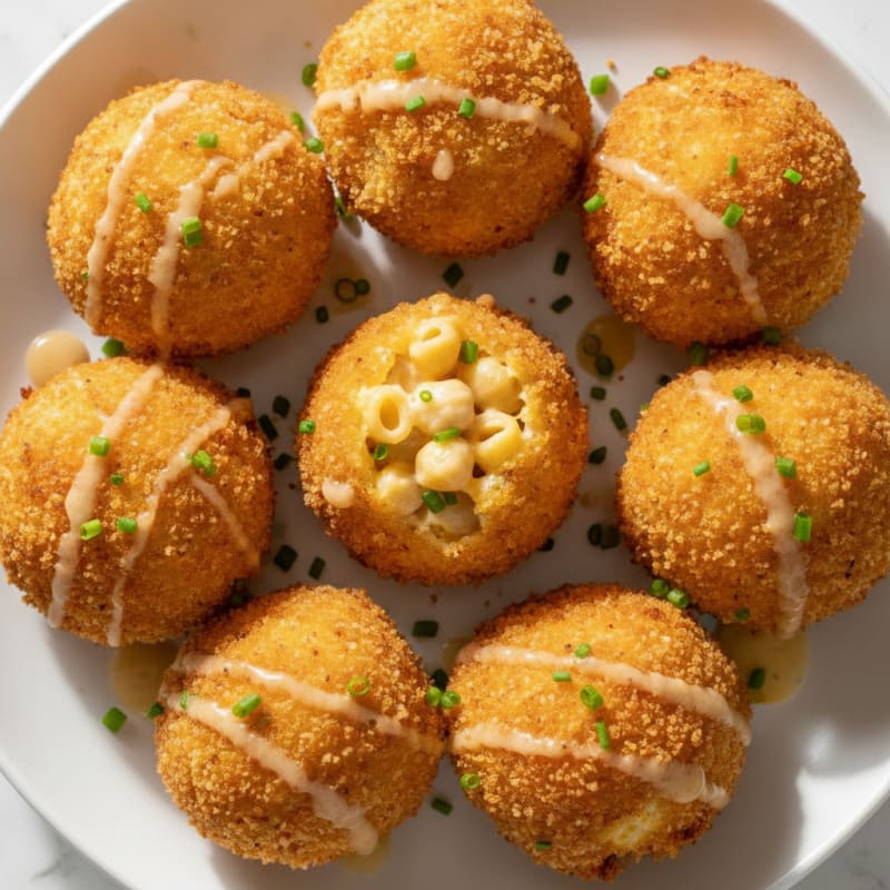 Deep-Fried Mac & Cheese Balls