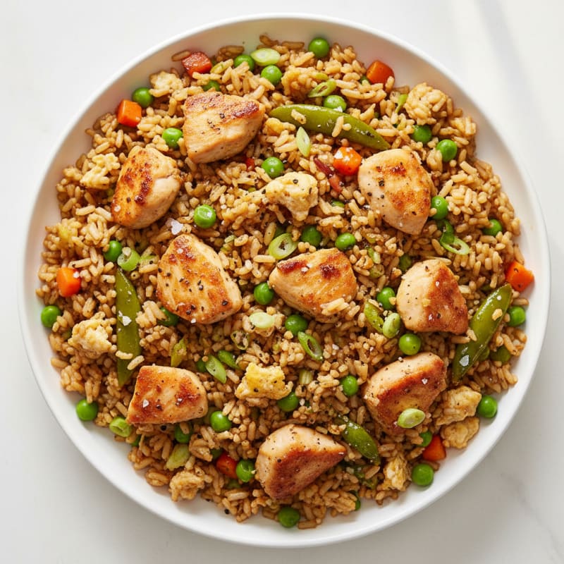 Savory Chicken and Vegetable Fried Rice