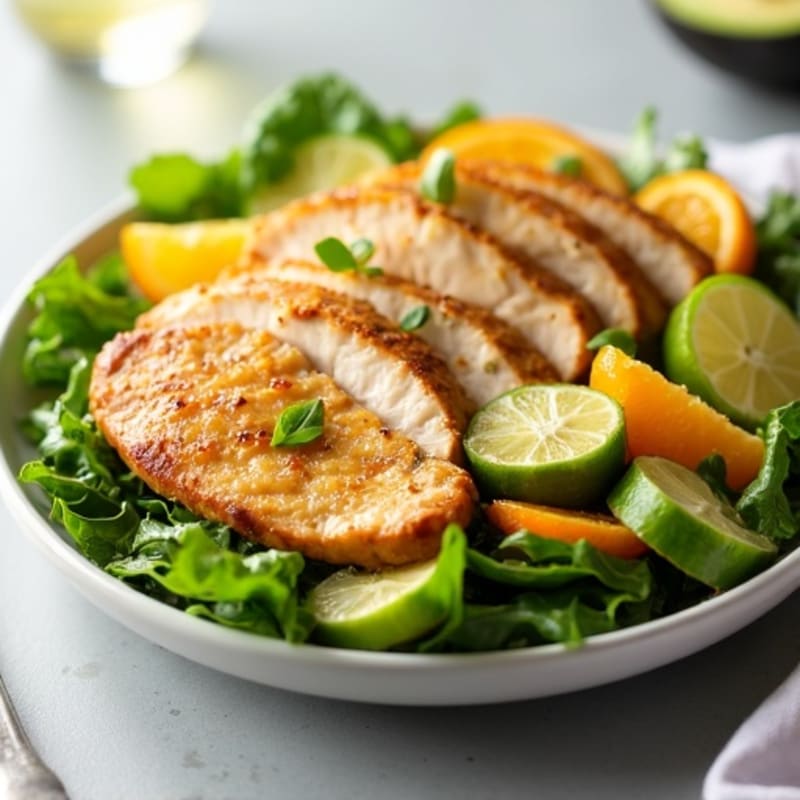 Fresh Citrus Chicken Salad with Juicy Mandarins