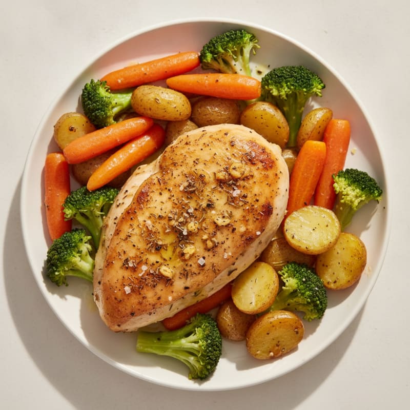 Garlic Herb Roasted Chicken