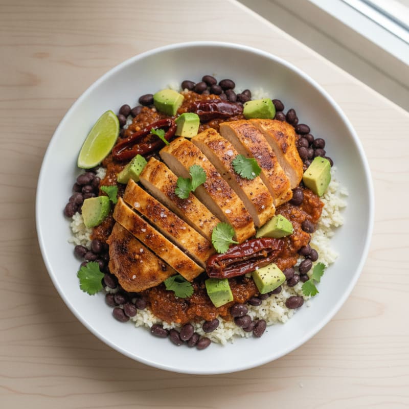 Chipotle Chicken and Black Bean Bowl