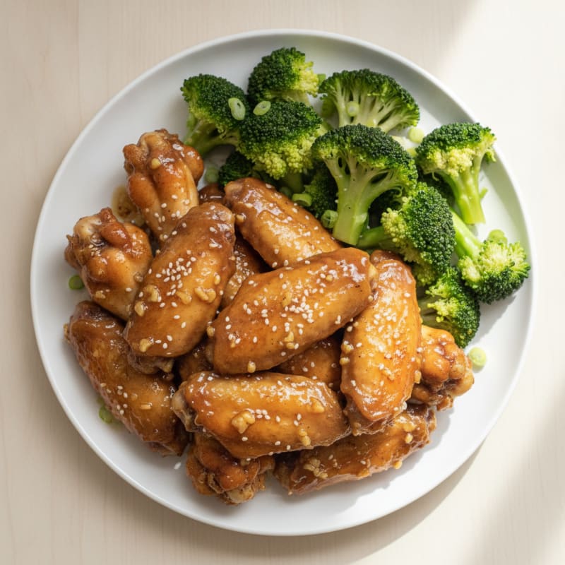 Honey-Garlic Glazed Chicken Wings