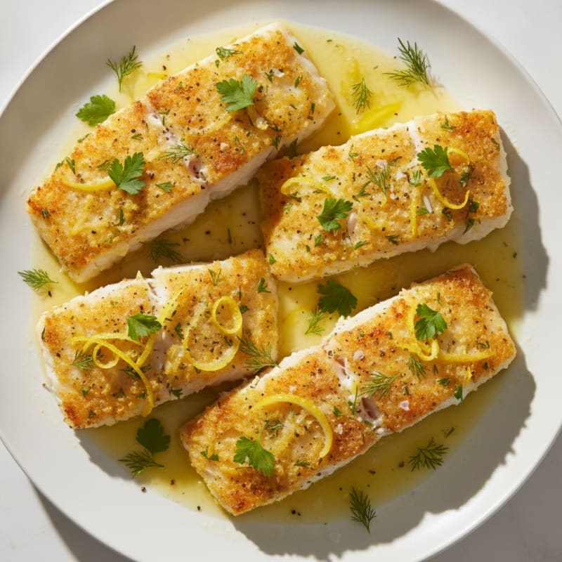 Lemon Herb Baked Cod