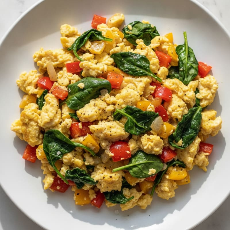 High-Protein Garden Scramble
