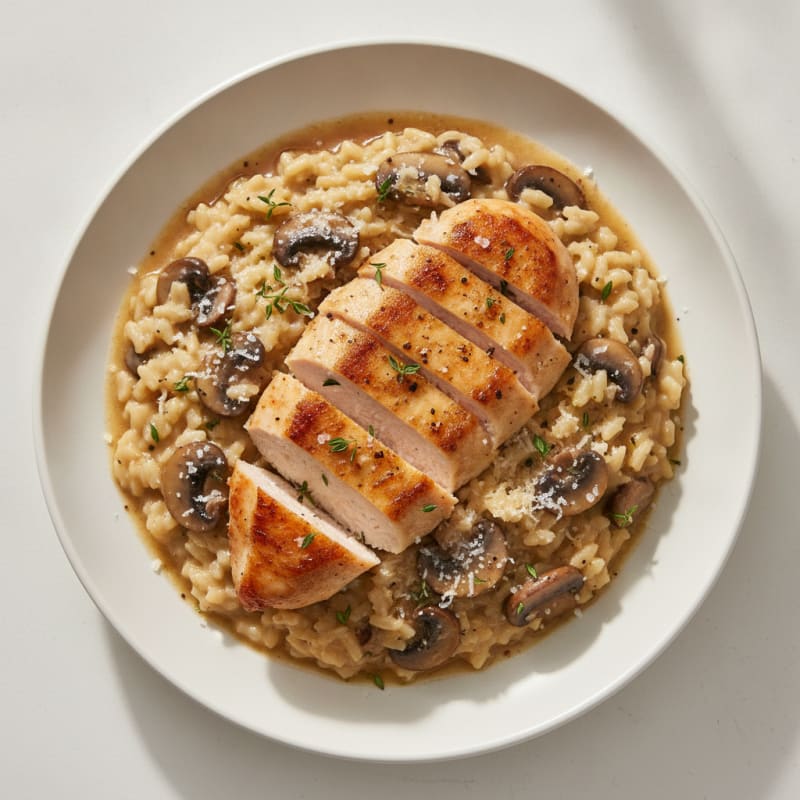 Creamy Mushroom Risotto