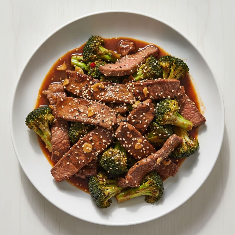 Sesame Beef & Broccoli Stir-Fry