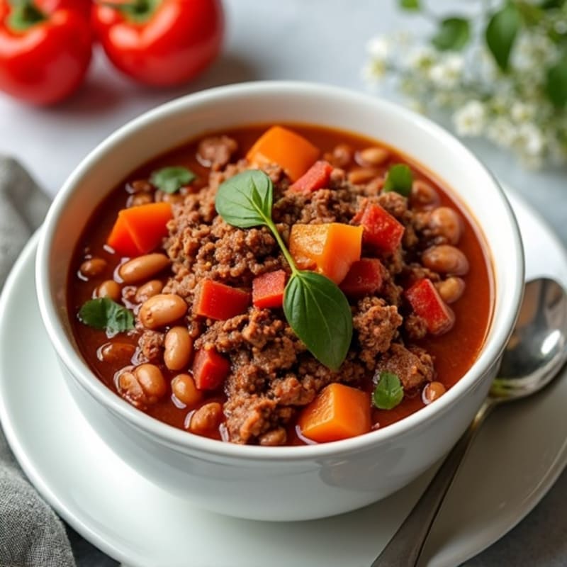 Hearty Slow Cooker Lean Beef Chili