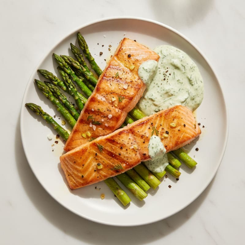 Lemon Herb Grilled Salmon