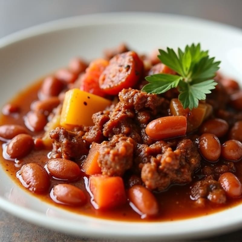 Hearty Lean Beef and Bean Chili