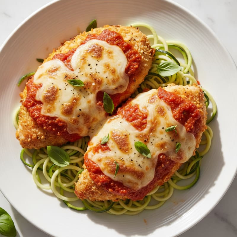 Baked Chicken Parmesan with Marinara
