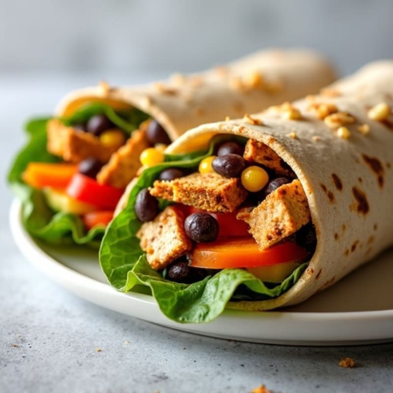 Fresh Garden Vegetable Crunch Wrap