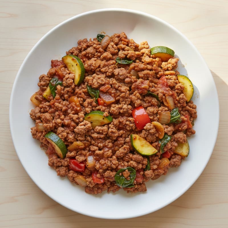 Savory Ground Beef Skillet with Vegetables