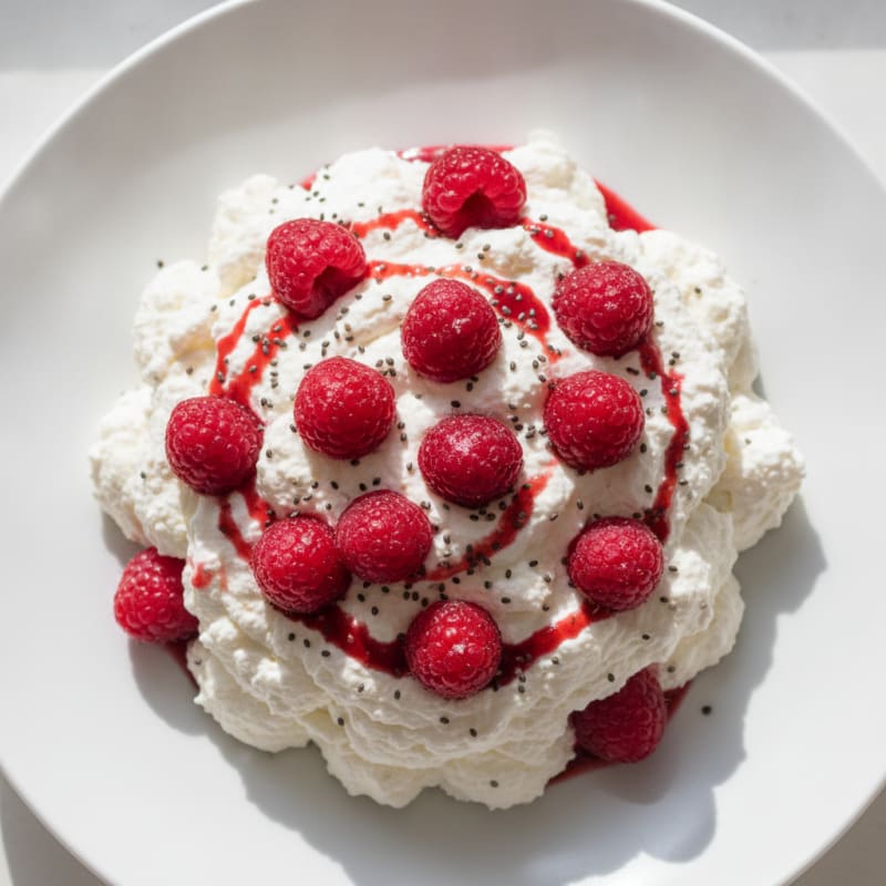 Silky Greek Yogurt Protein Mousse with Berries