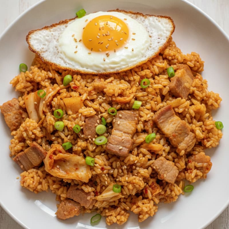 Pork Belly Kimchi Fried Rice
