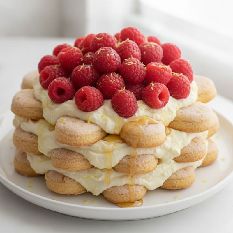 Ricotta Berry Ladyfinger Trifle