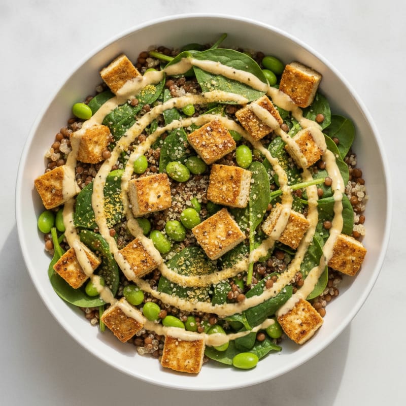 Lentil and Quinoa Power Bowl