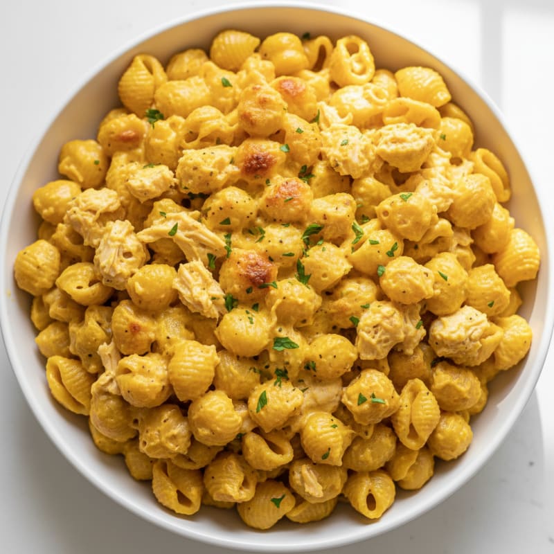 Creamy Golden Baked Macaroni and Cheese