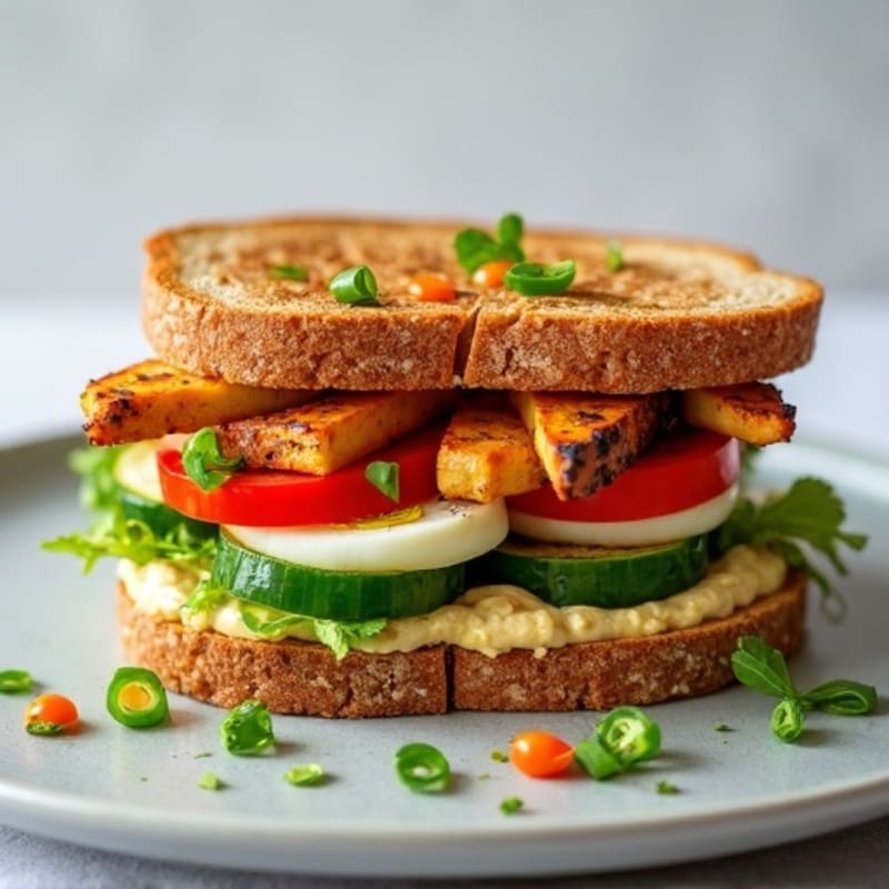 Healthy Grilled Vegetable Sandwich