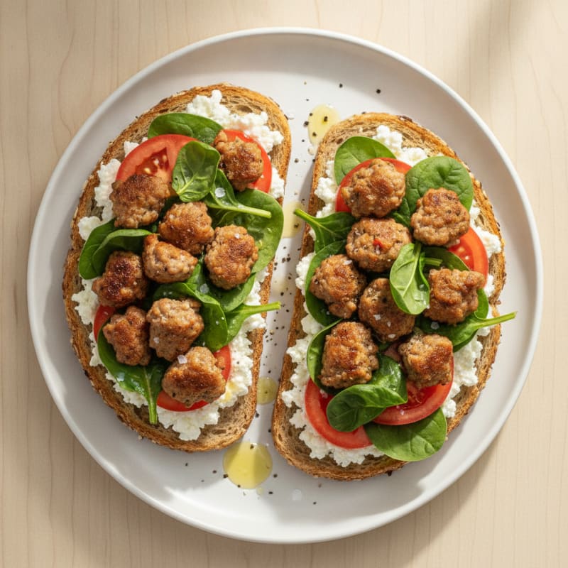 Savory Protein Breakfast Toast