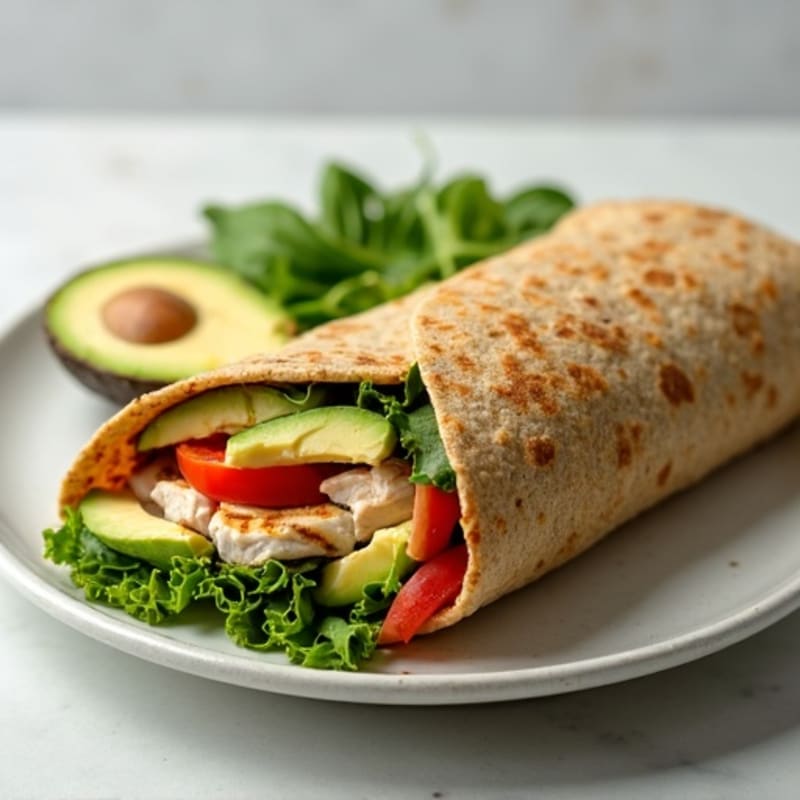 Fresh Turkey Avocado Wrap