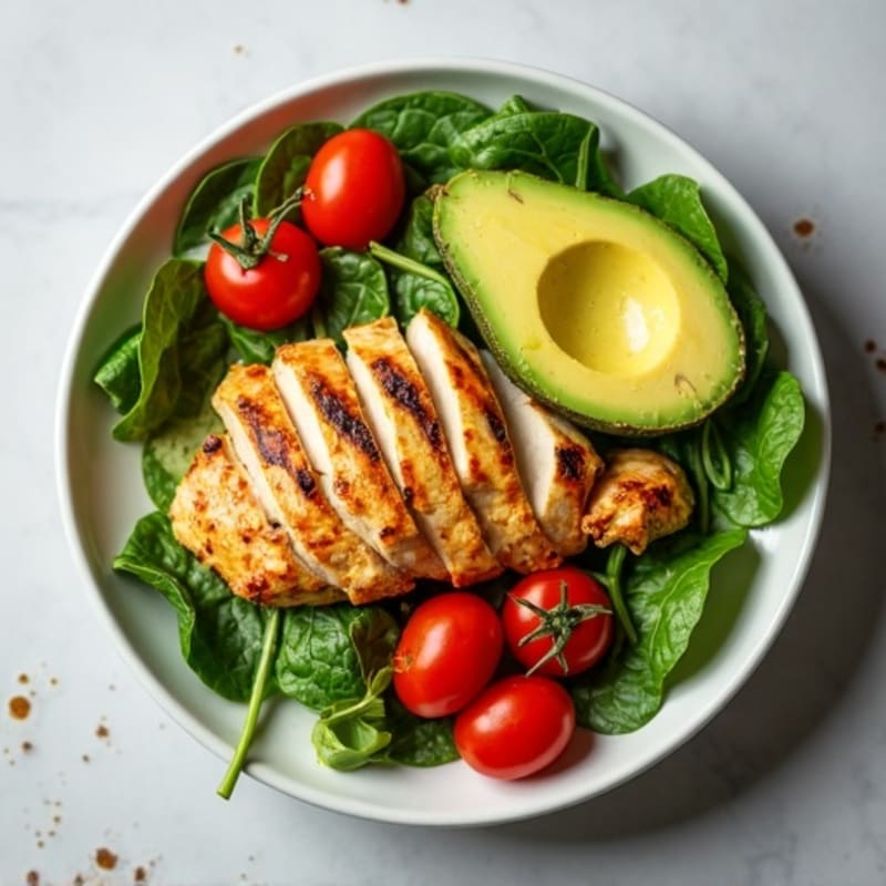 Grilled Chicken Avocado Salad
