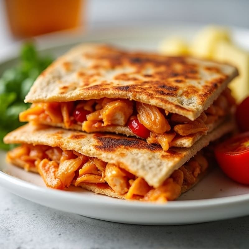 Crispy BBQ Chicken Quesadilla